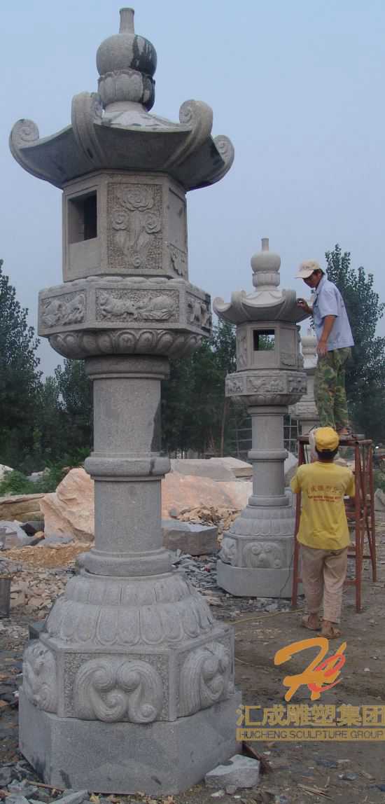 石雕涼亭