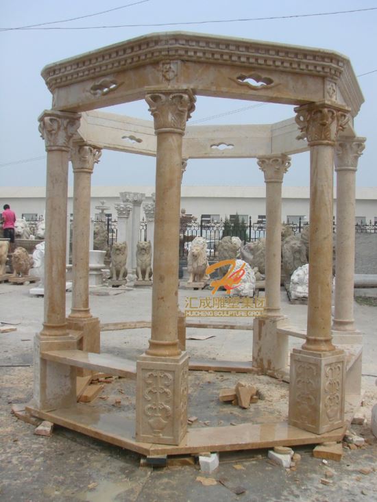 石雕涼亭